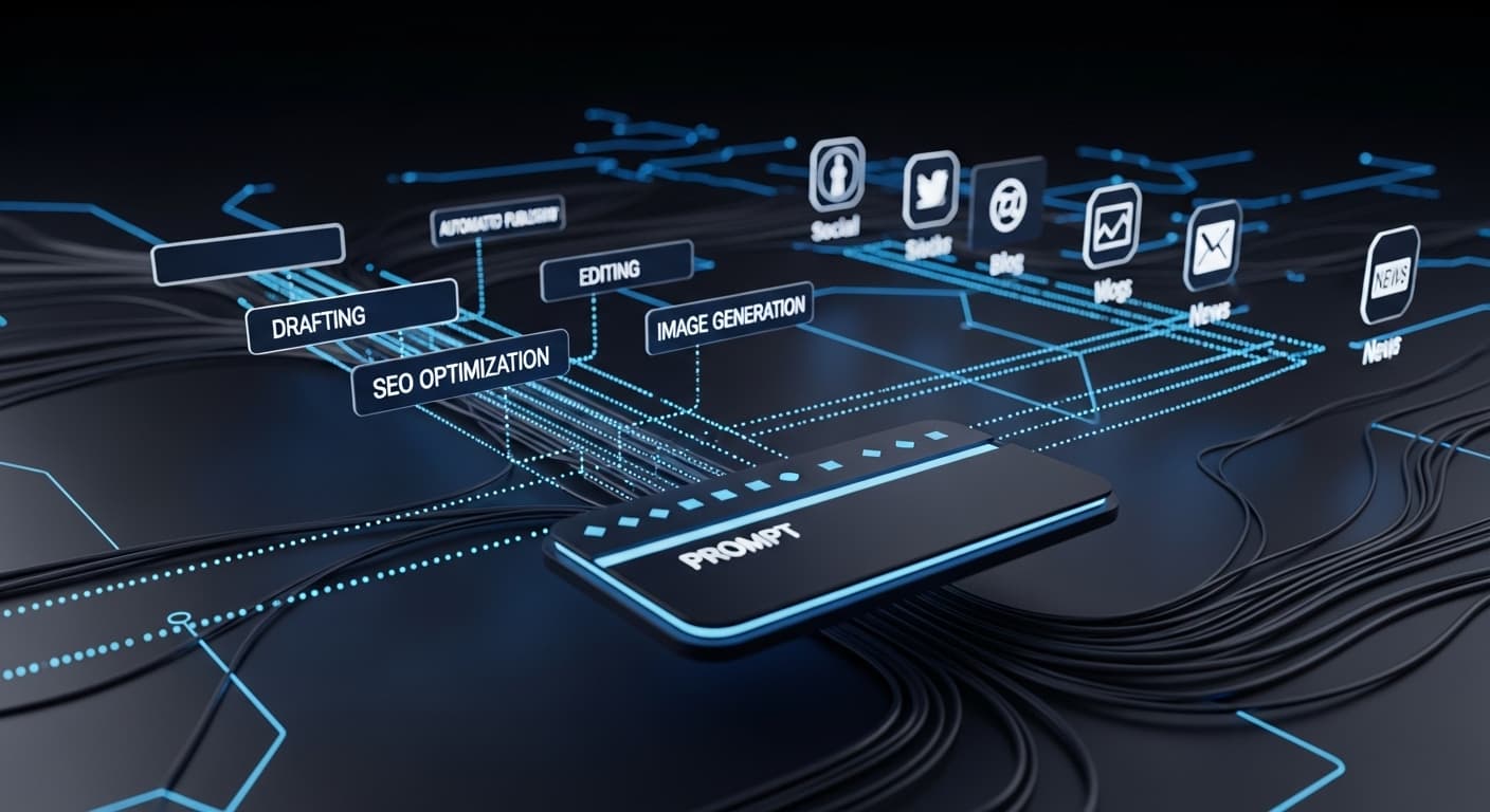 Yapay Zeka ile İçerik Üretimi ve Dağıtımı: 2026’da 10x Hızlı Pazarlama Sistemi